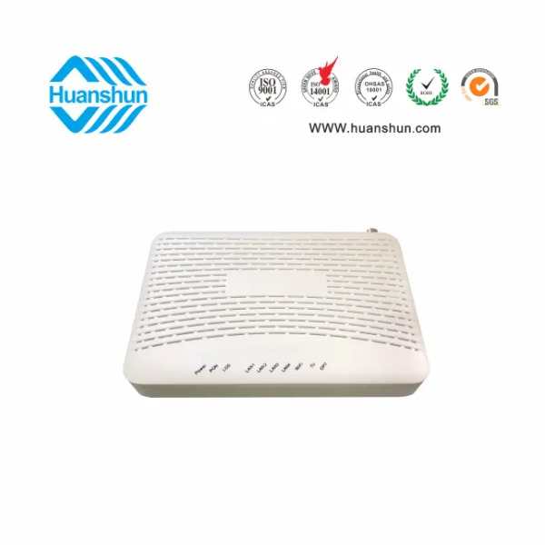 HSOS21176GNW FTTH 終端（XPON ONU WIFI，CATV） （GE+3FE+2*2WIFI+CATV NE)